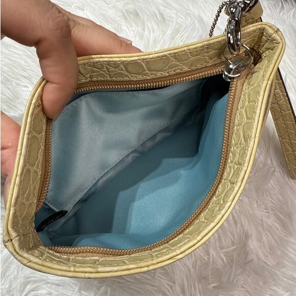 COACH Madison Croc Embossed Wristlet - Picture 5 of 7